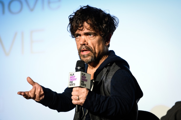 Actor Peter Dinklage attends the Film Independent Screening of "Cyrano" on Dec. 11, 2021 in Los Angeles.
