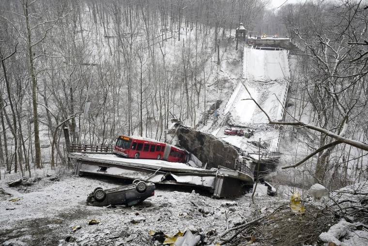 Image: Pittsburgh bridge collapse