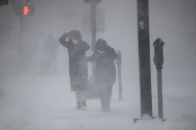 Image: Boston Area Hit With Major Blizzard