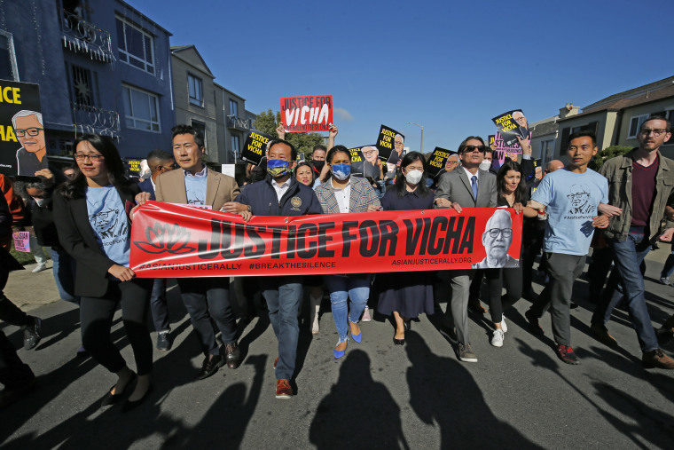 Asian Justice Rally in San Francisco, US - 30 Jan 2022