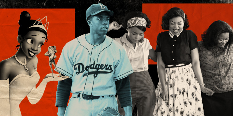 A glimpse of difference movies you can watch with the whole family to celebrate Black history — including The Princess and the Frog, 42 and Hidden Figures.