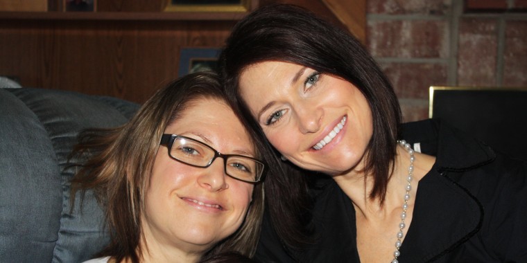 The author (right) describes how her sister's suicide helped highlight the importance of prioritizing her own mental health.