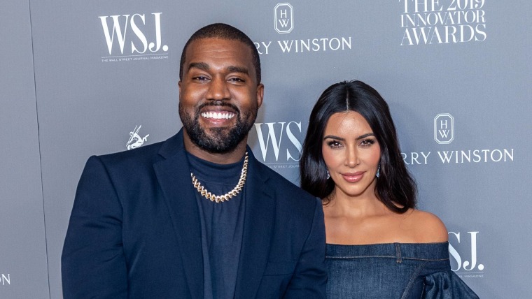 Kanye West y Kim Kardashian en Nueva York 2019