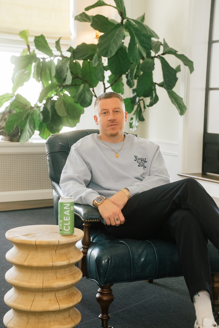 Macklemore hopes to raise awareness of addiction and help fund people's recovery journeys.