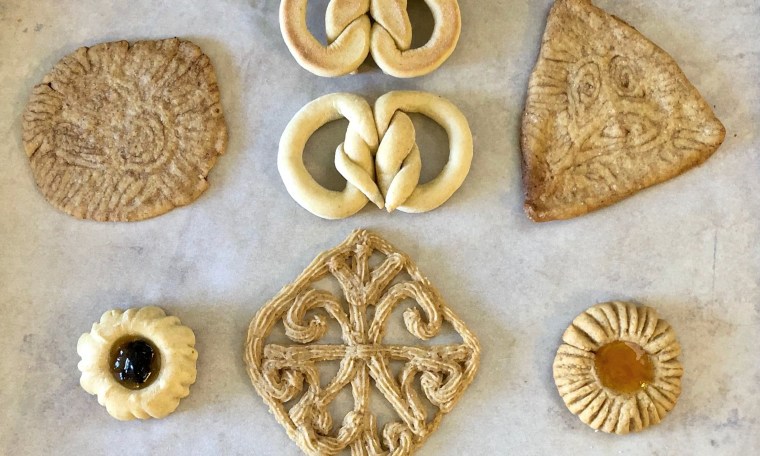 Our
attempts to re-create five kinds of ancient cookies.