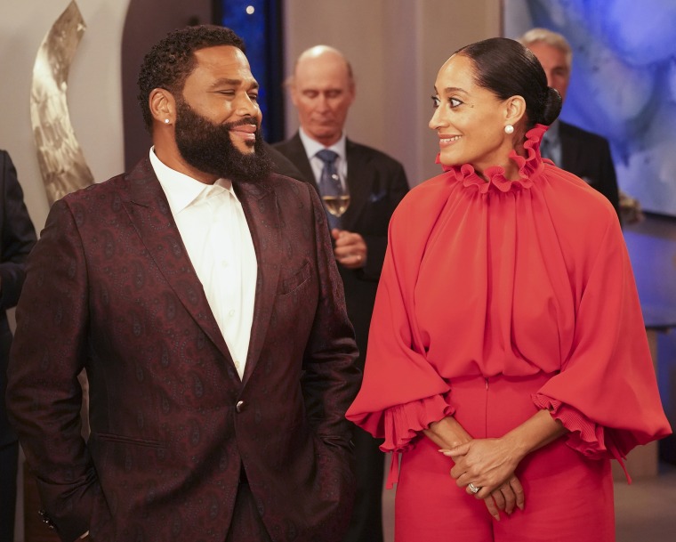 Anthony Anderson and Tracee Ellis Ross on their ABC sitcom "black-ish."