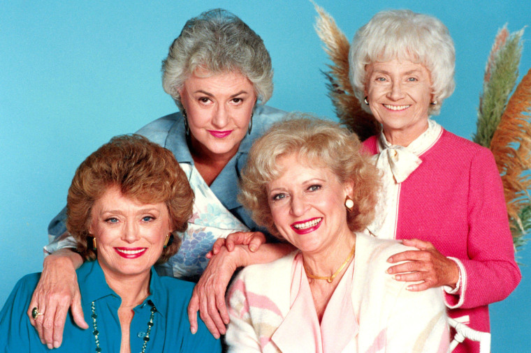 "The Golden Girls" (clockwise from lower l.): Rue McClanahan, Bea Arthur, Estelle Getty, White in 1985.
