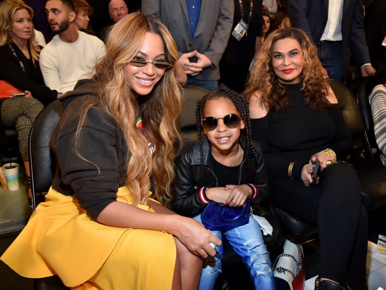 Beyonce, Blue Ivy Carter, and Tina Knowles