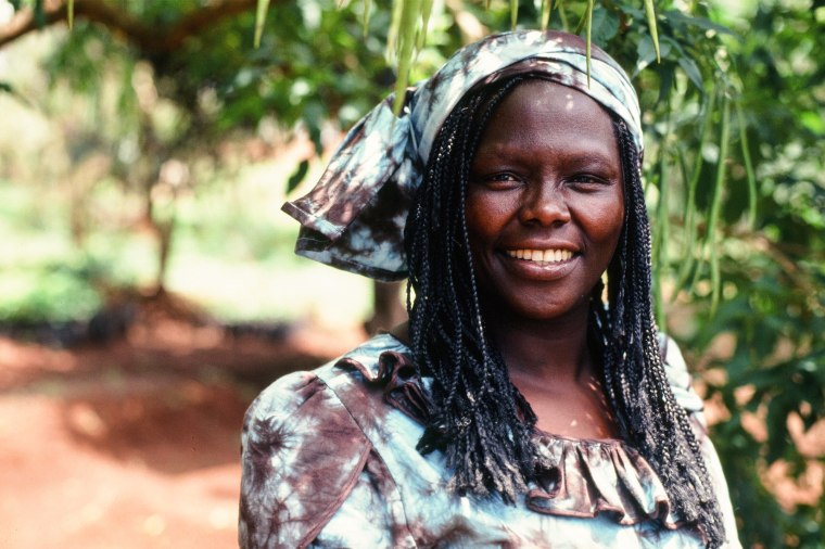 Kenyan activist Wangari Maathai