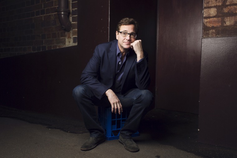 Image: Bob Saget ahead of a stand-up comedy show in Melbourne, Australia, on May 13, 2014.