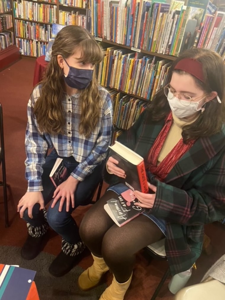 Two members of the Kutztown Banned Book Club discuss the commonly banned book "Animal Farm."