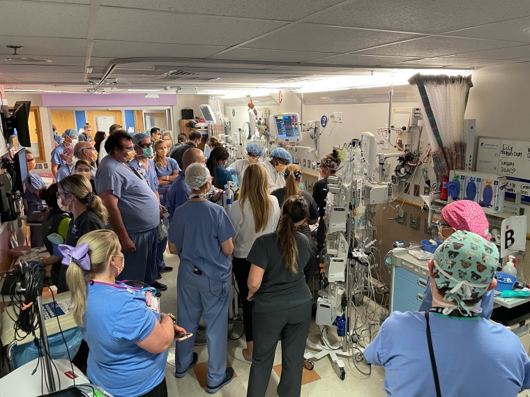 Some of the amazing medical staff involved in Lily and Addy's care at Children's Hospital of Philadelphia.