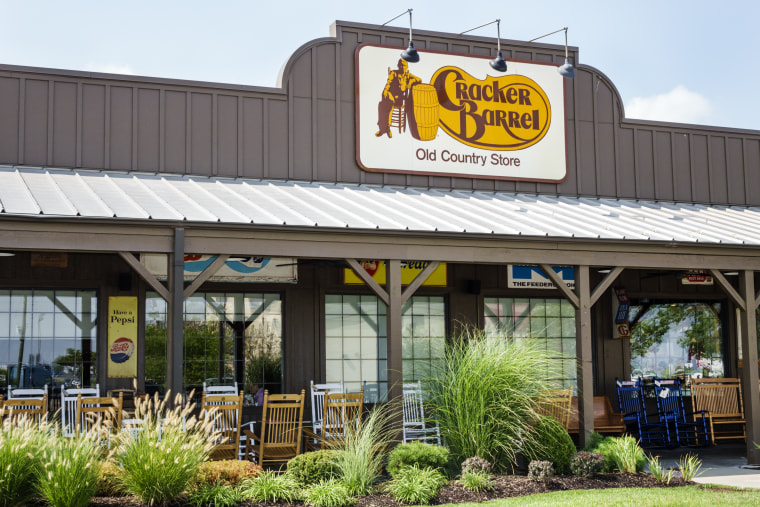 Cracker Barrel Restaurant and Old Country Store entrance.