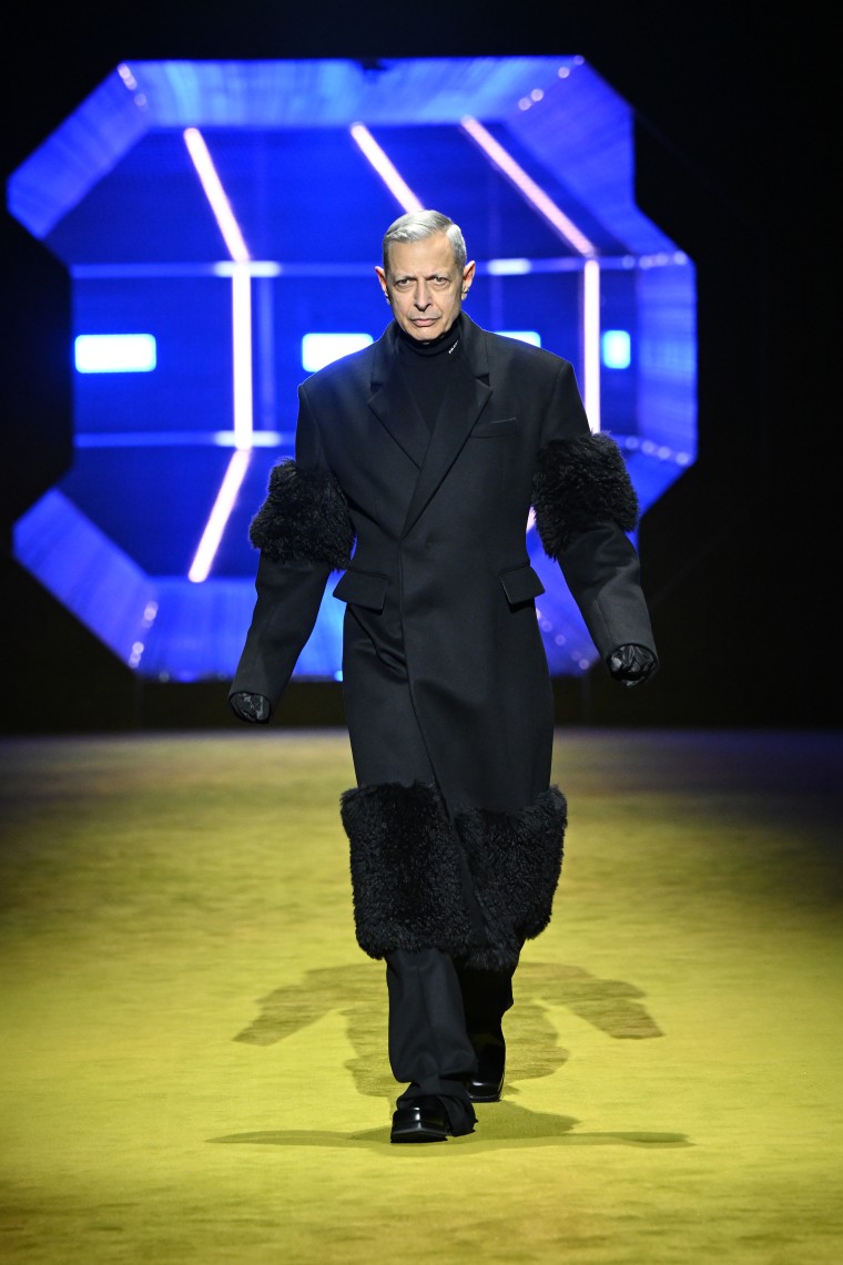 Goldblum completely commanded the catwalk.
