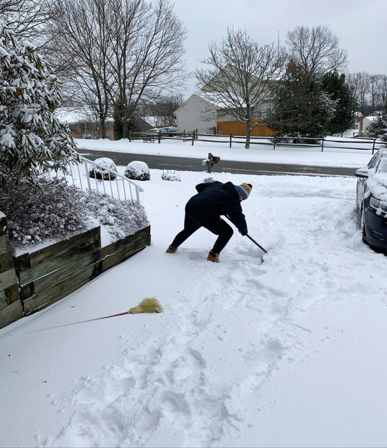 Coach DeLallo told players to shovel snow for neighbors and not to accept any payment.