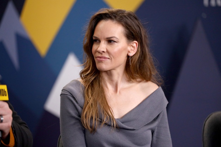 Hilary Swank of 'I Am Mother' attends The IMDb Studio at Acura Festival Village on location at The 2019 Sundance Film Festival - Day 2  on January 26, 2019 in Park City, Utah.