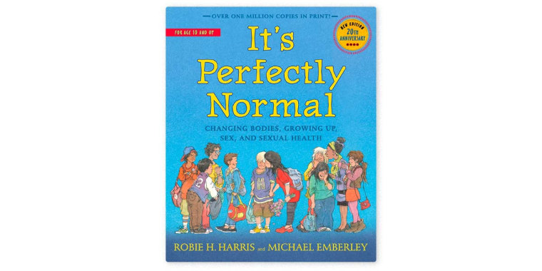 Image: book cover for "It's Perfectly Normal"