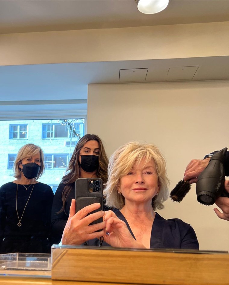 Martha Stewart Is All of Us at the Hair Salon in New Photos