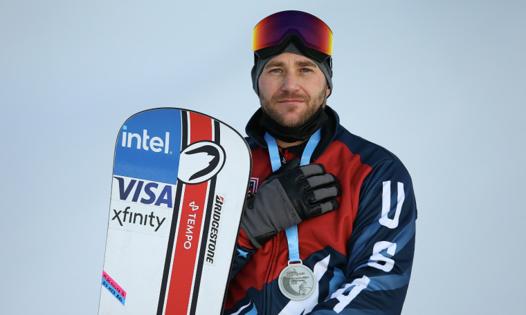 Mike Schultz won silver in the men's dual banked slalom at the World Para Snow Sports Championships in Norway last week. 