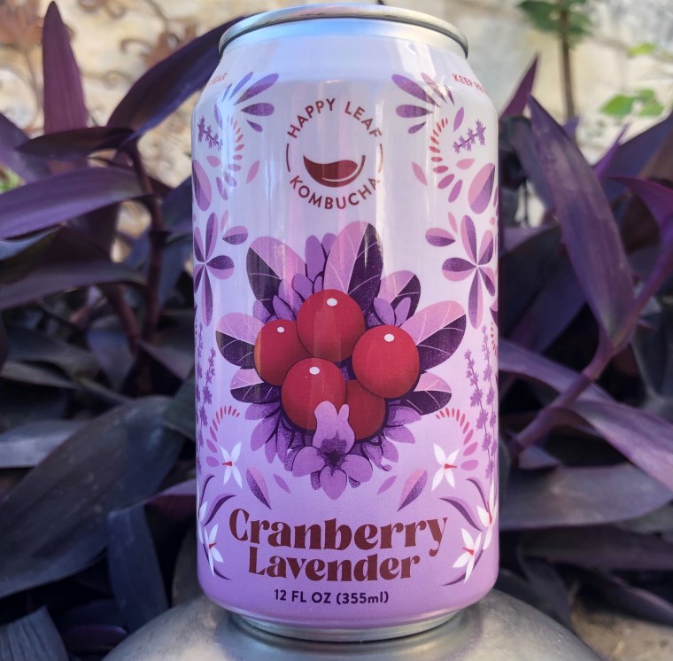 Happy Leaf Cranberry Lavender Kombucha has just 4 grams of sugar.