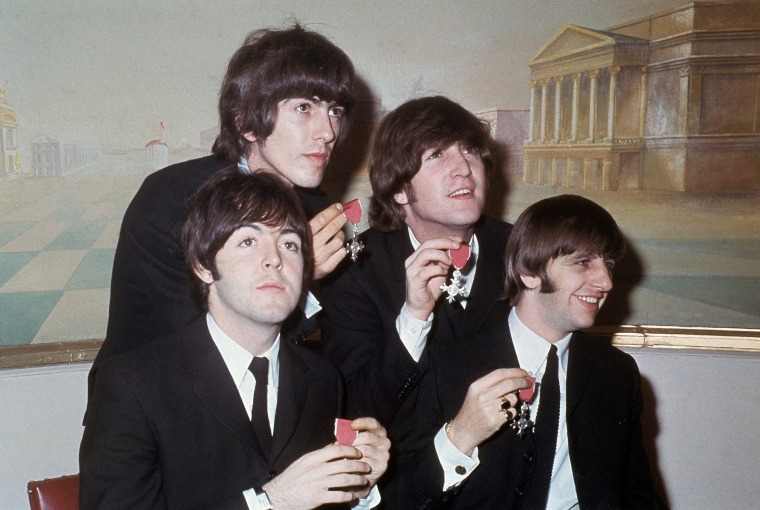 Beatles honored with Member of the Order of the British Empire medals in 1965