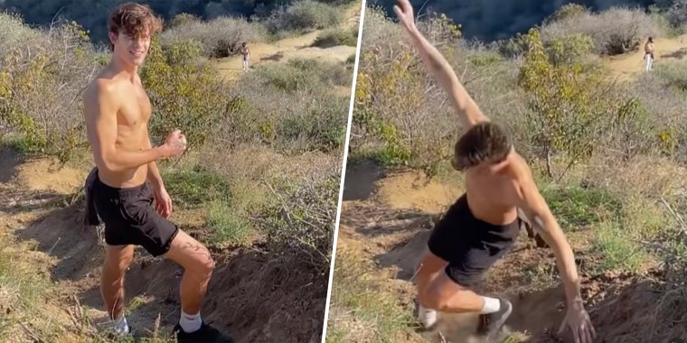 Luckily, Shawn Mendes took his tumble in stride.