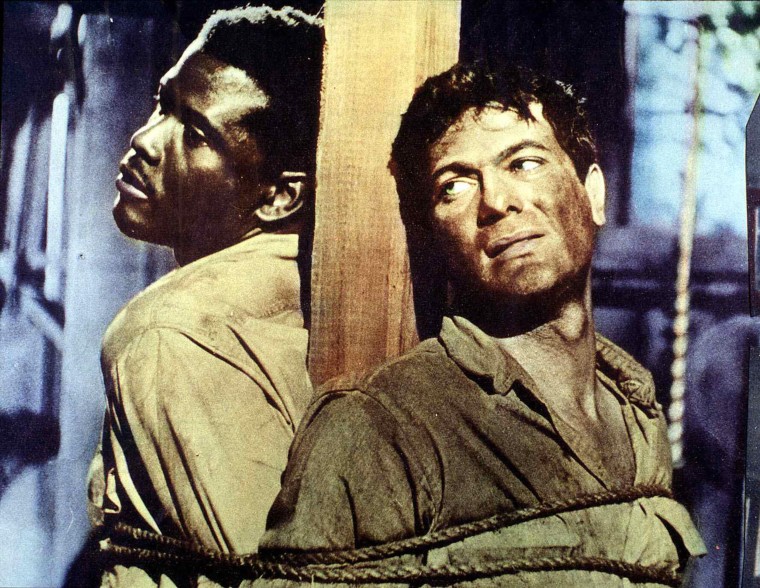 Sidney Poitier stars opposite Tony Curtis in 1958's "The Defiant Ones."