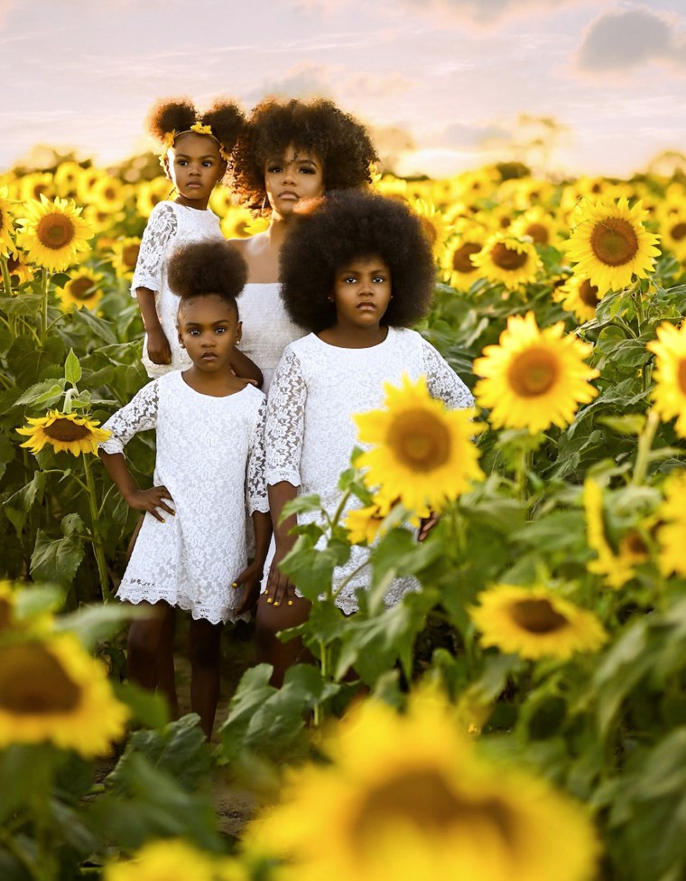 Diamond Jackson, pictured with her three daughters.