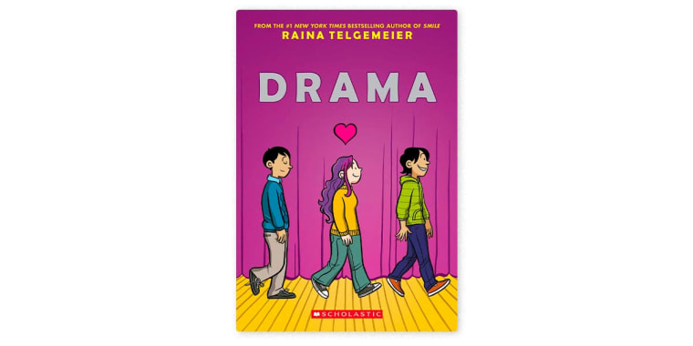 Image: book cover of "Drama" by Raina Telgemeier