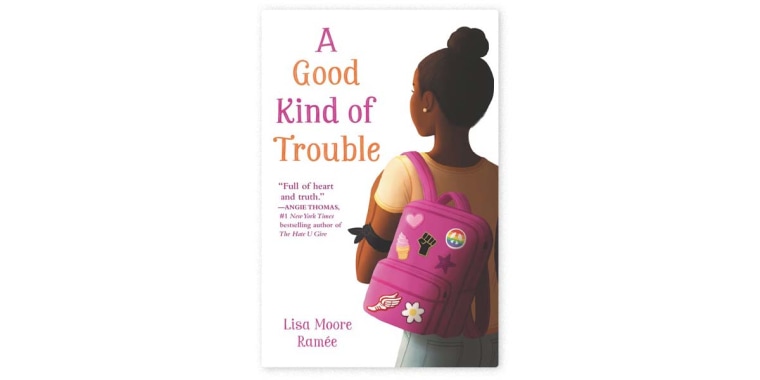 Image: book cover for "A Good Kind of Trouble"