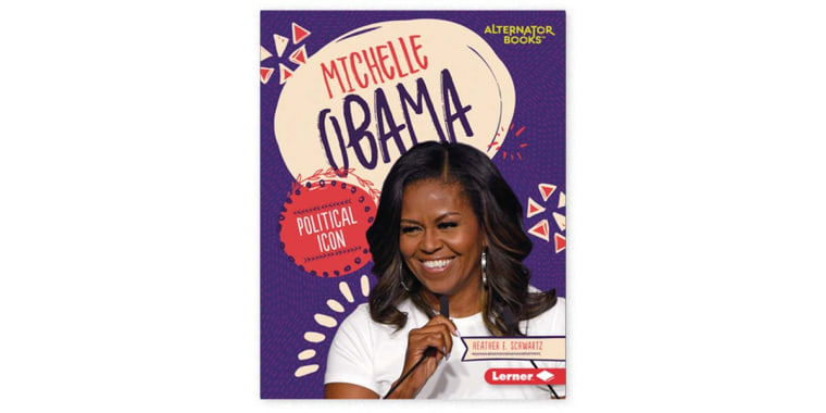 Image: book cover for "Michelle Obama: Political Icon"