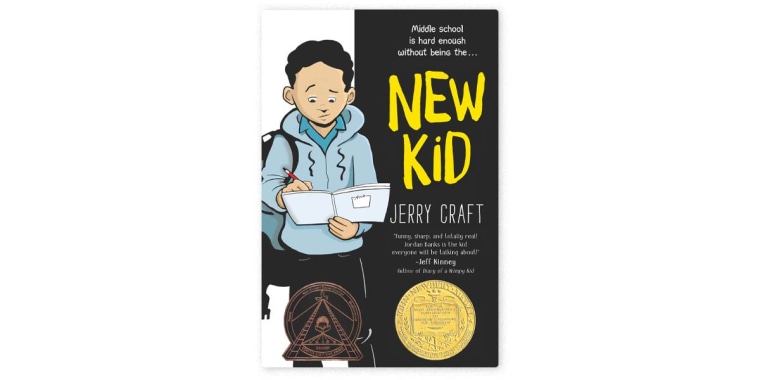 Image: book cover for "New Kid"