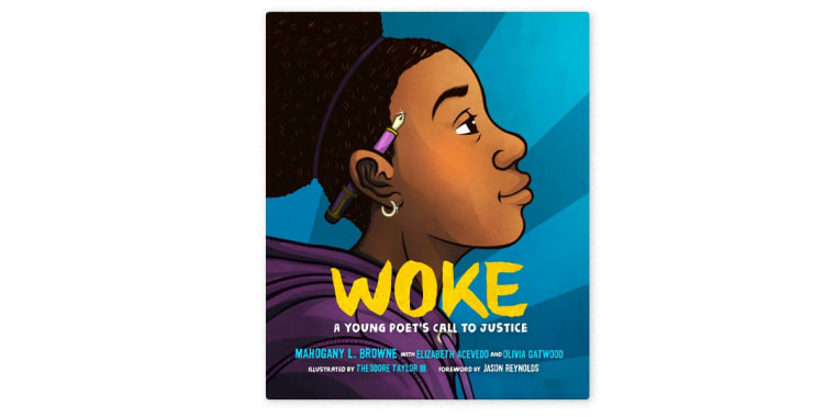 Image: book cover for "Woke: A Young Poet's Call to Justice"
