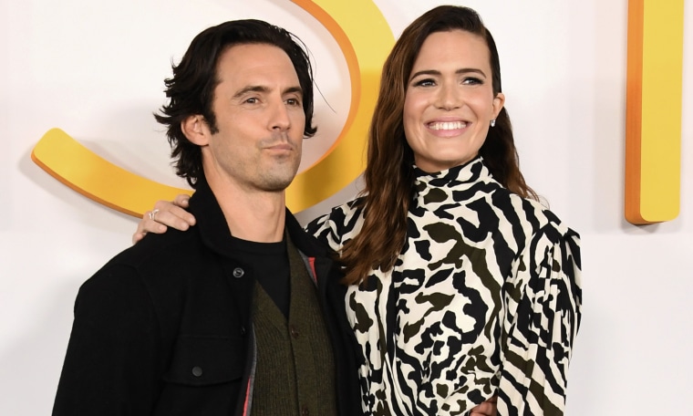 Mandy Moore congratulated her "This Is Us" co-star Milo Ventimiglia on Instagram after he received a star right near hers on the Hollywood Walk of Fame.