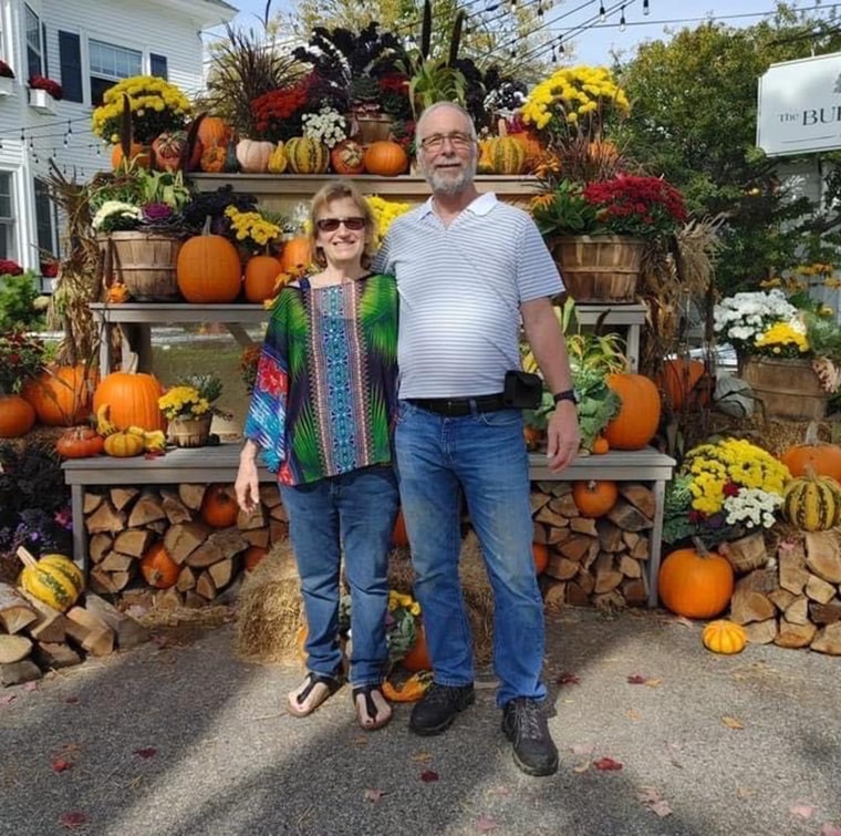 “I wanted to be a normal size. Not just be the big girl beside my thin husband — I really wanted to be a normal person," she said. The couple has been married 42 years.