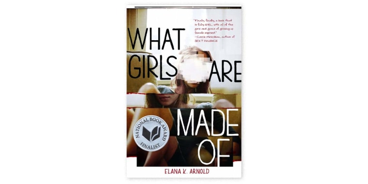 Image: book cover for "What Girls are Made Of"