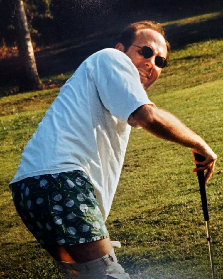 Fore! Willie Garson got cheeky for the camera in an undated photo shared by son, Nathen.