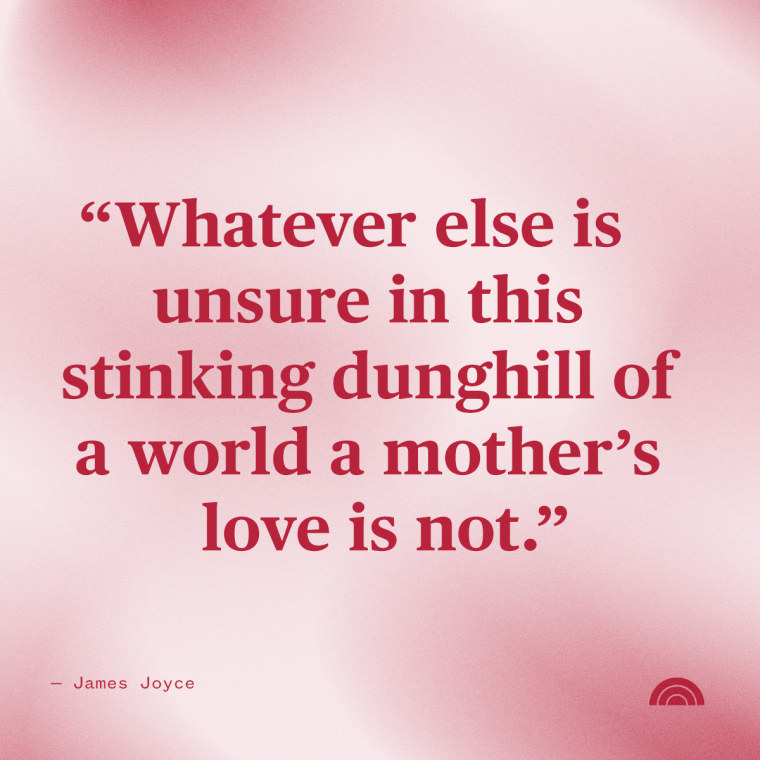Mother's Day Quotes: Whatever else is unsure in this stinking dunghill of a world a mother’s love is not. — James Joyce