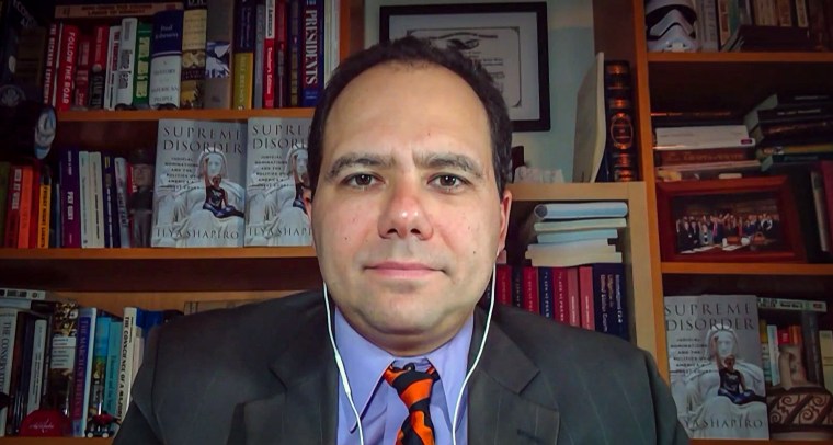 Georgetown Law administrator Ilya Shapiro on MSNBC.