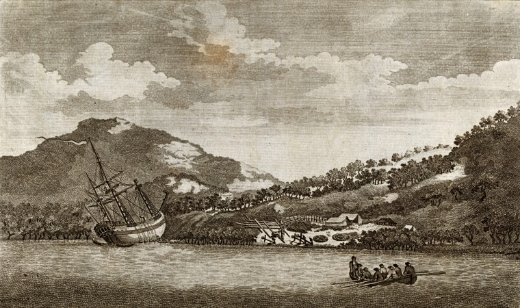 The Endeavour, c 1770.