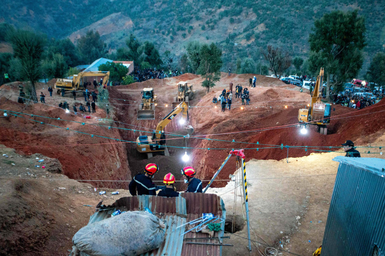 Image: Moroccan well rescue