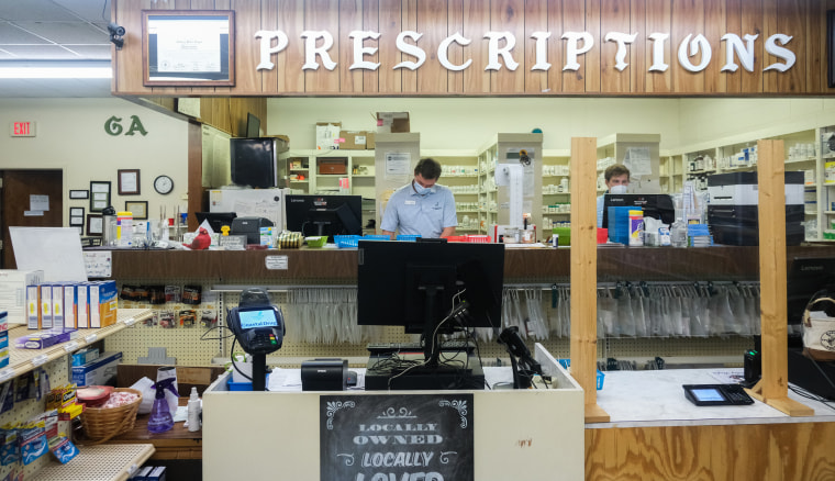 Pete Nagel, pharmacist and owner of Coastal Drug Pharmacy in Midway, Ga.