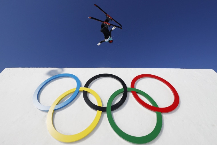 Image: Freestyle Skiing - Women's Freeski Big Air - Final - Run 3