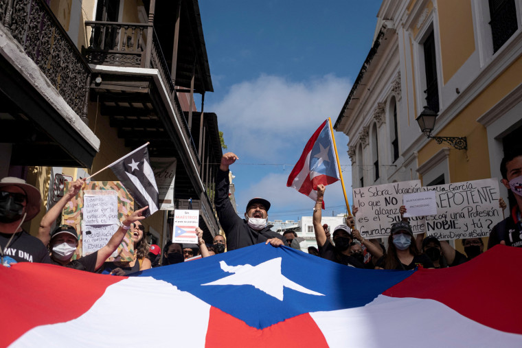 Image: Teachers' protest in San Juan