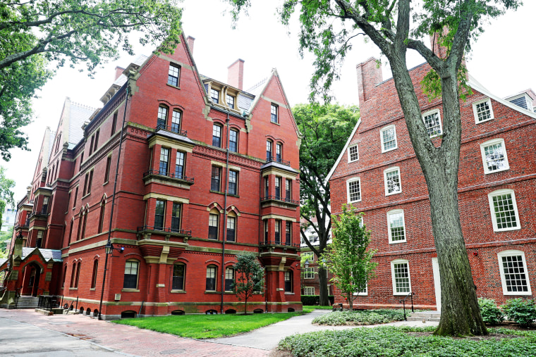 Harvard Yard on the campus of Harvard University