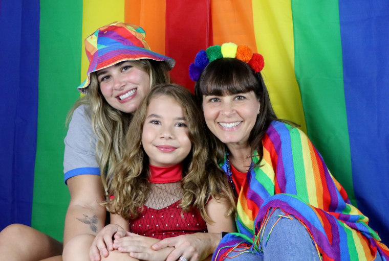 Image: Nicolette, Cooper and Jennifer Solomon.