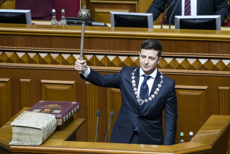 Inauguration Ceremony For Ukraine's President Volodymyr Zelenskiy