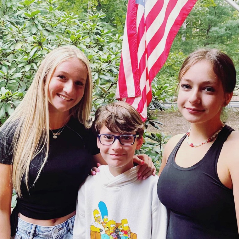 Image: Hailey Kern, left, with her siblings.