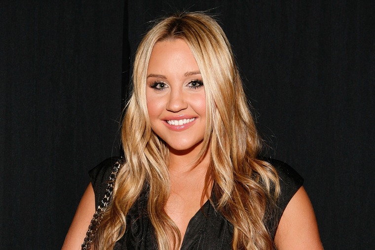 Actress Amanda Bynes attends the BCBG Max Azria Spring 2010 Fashion Show at the Tent during Mercedes-Benz Fashion Week at Bryant Park on September 10, 2009 in New York, New York.