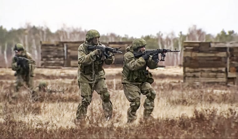 Militeary drills in Belarus